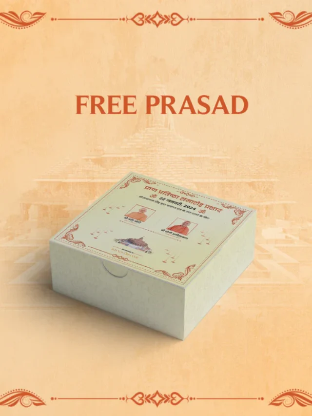 Khadi Organic Ram Mandir Free Prasad Order